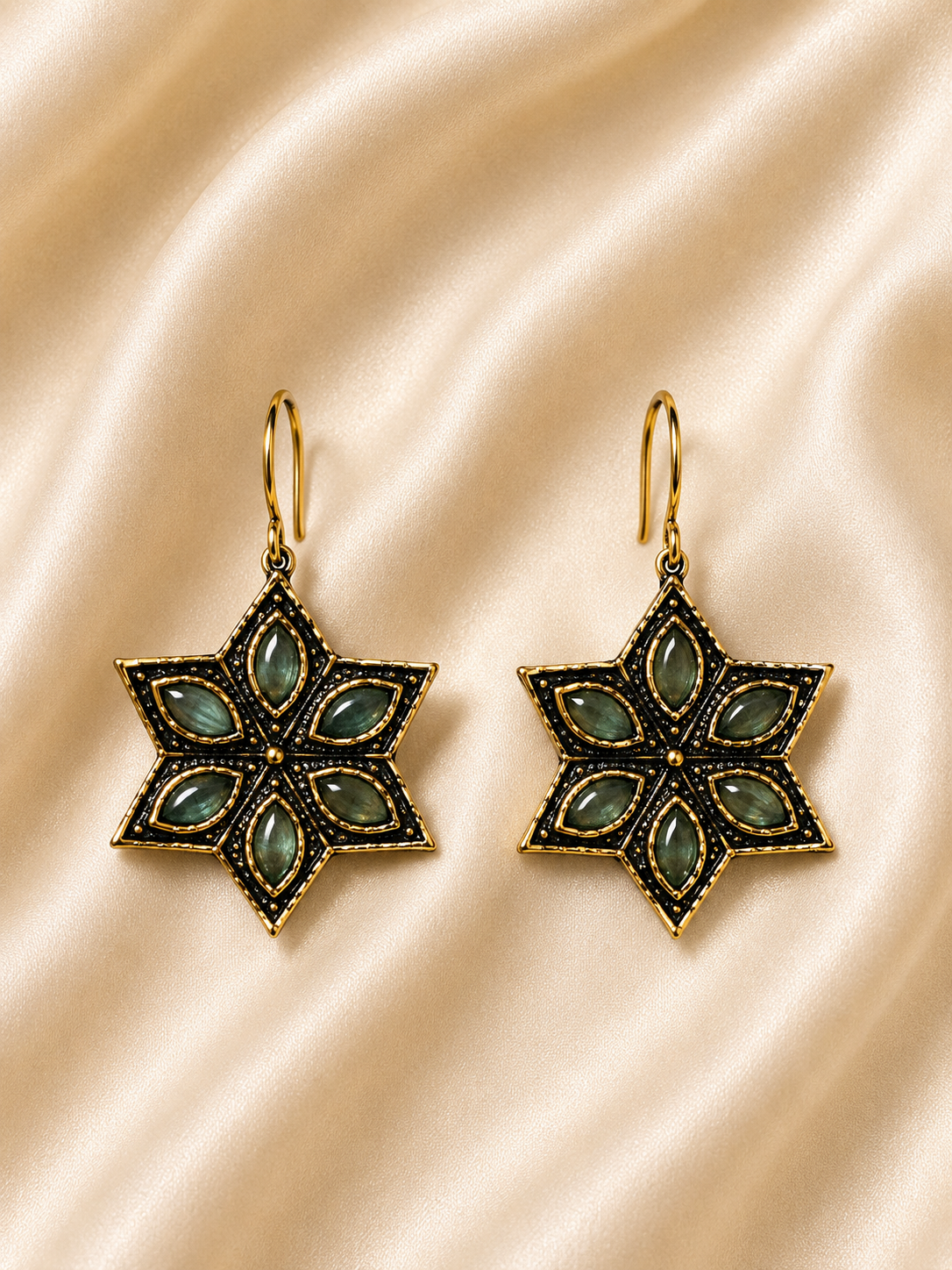 Celestial Star Drop Earrings