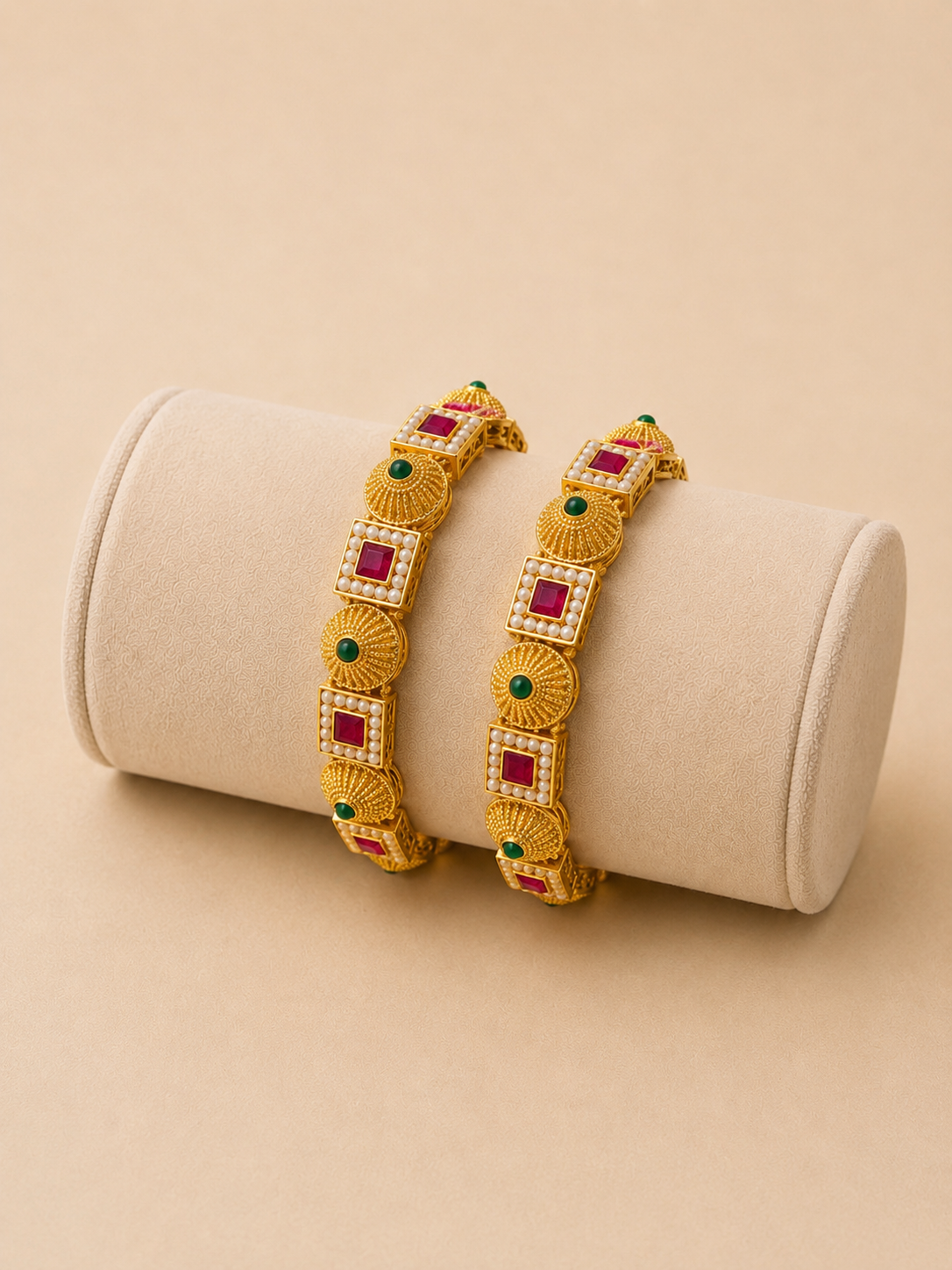 Royal Pearl Heritage Bangles
