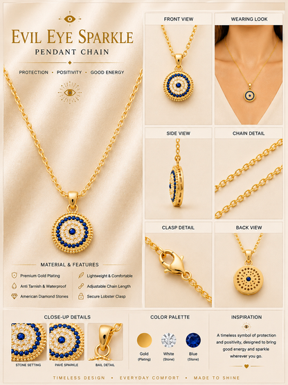 Nazar Aura Pendant Necklace