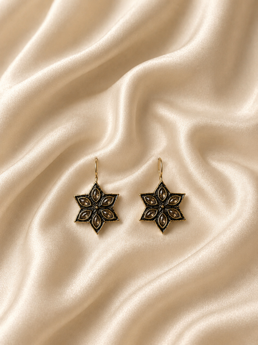 Celestial Star Drop Earrings