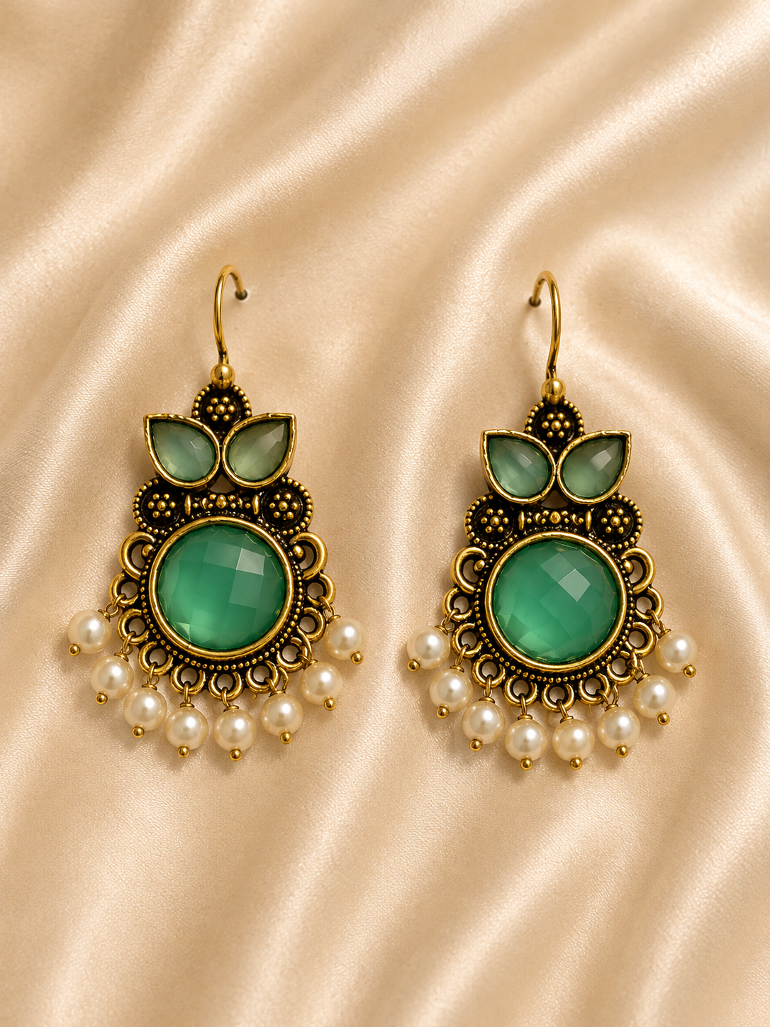 Pearl Heritage Drop Earrings