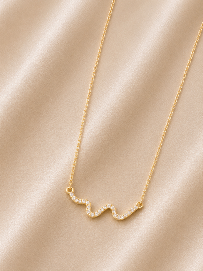Serpentine Spark Necklace