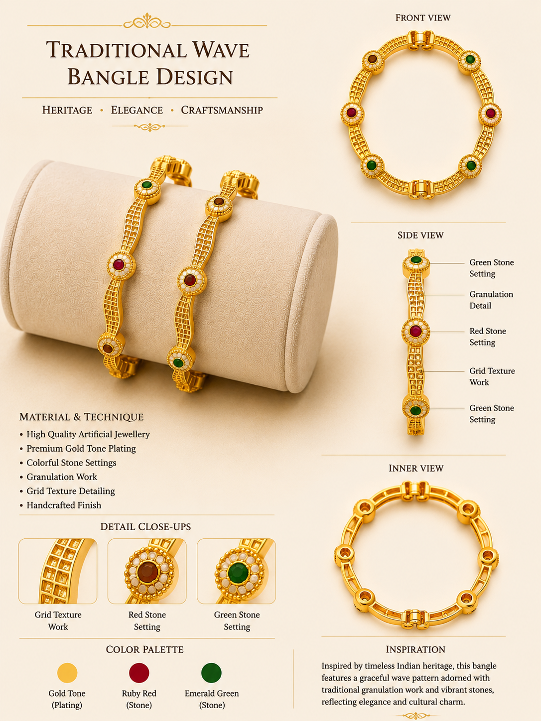Celestial Charm Bangles