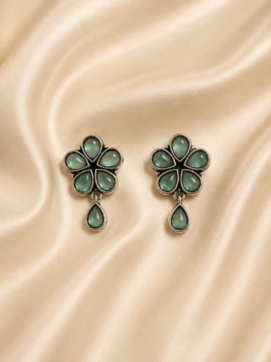 Floral Dewdrop Earrings