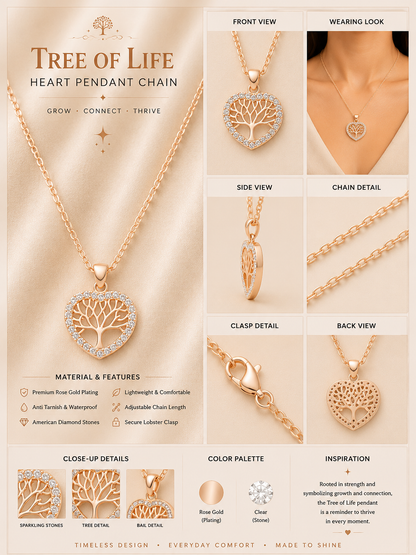 Eterna Tree of Life Pendant Necklace