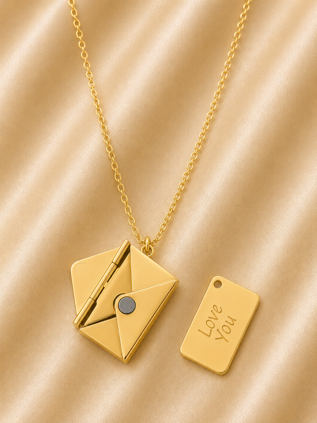 Luna Secret Letter Necklace