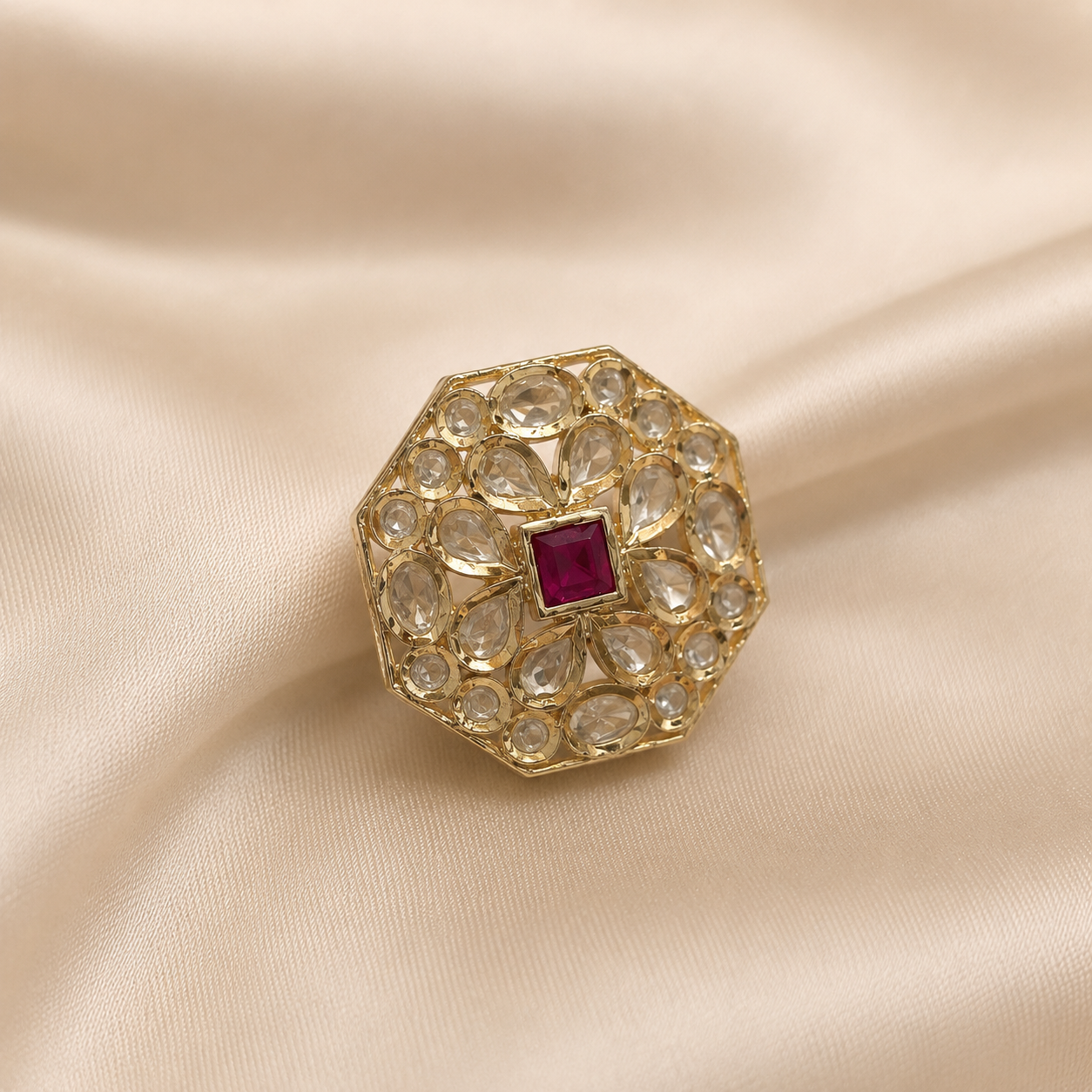 Noor Mahal Statement Ring