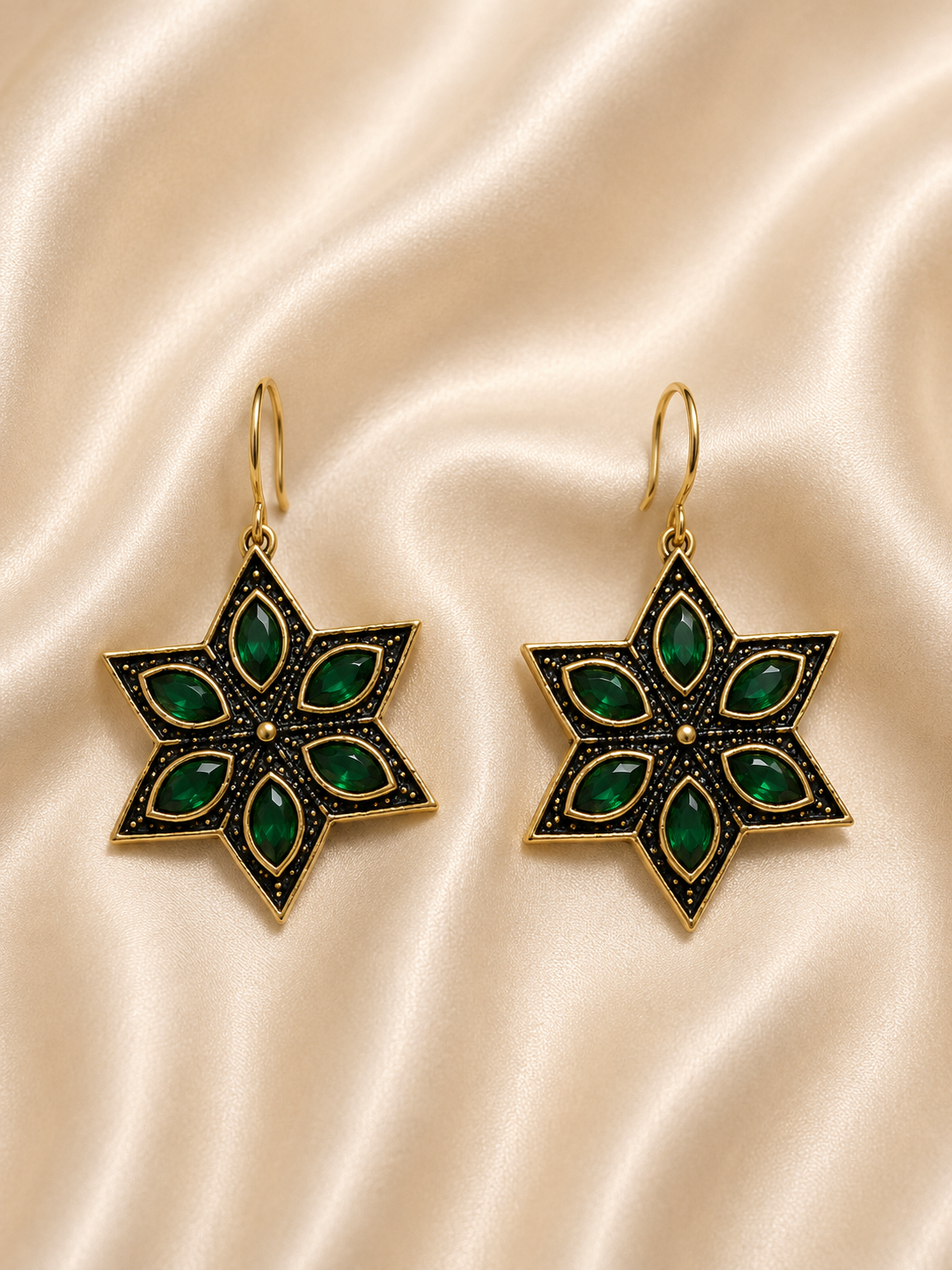 Celestial Star Drop Earrings