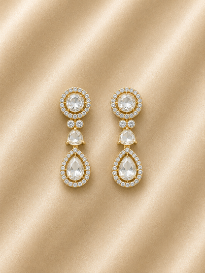 Noor Crystal AD Necklace Set