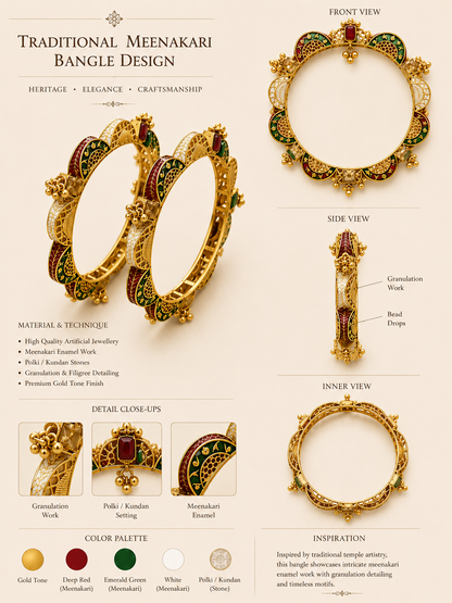Royal Meenakari Bangles