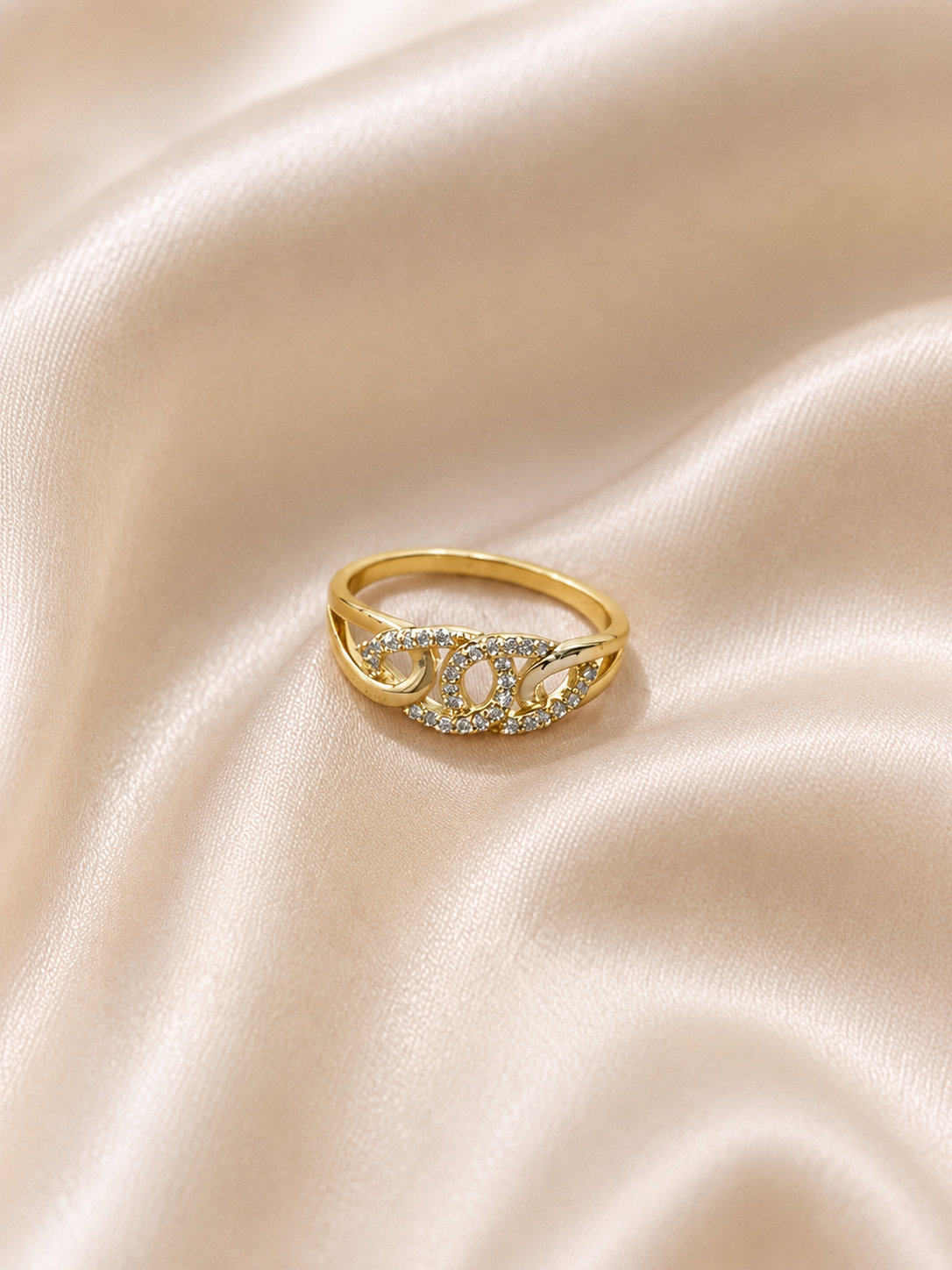 Celeste Infinity Gold Ring