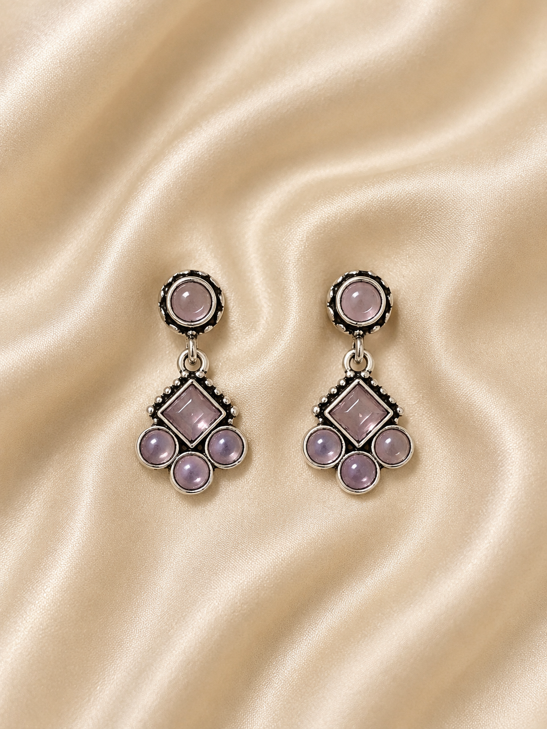 Regal Gem Drop Earrings