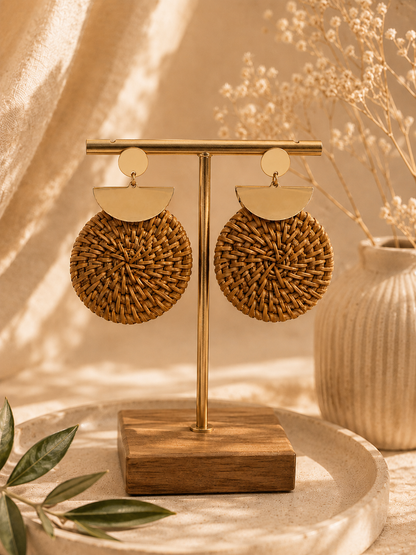 Boho Weave Luxe Earrings