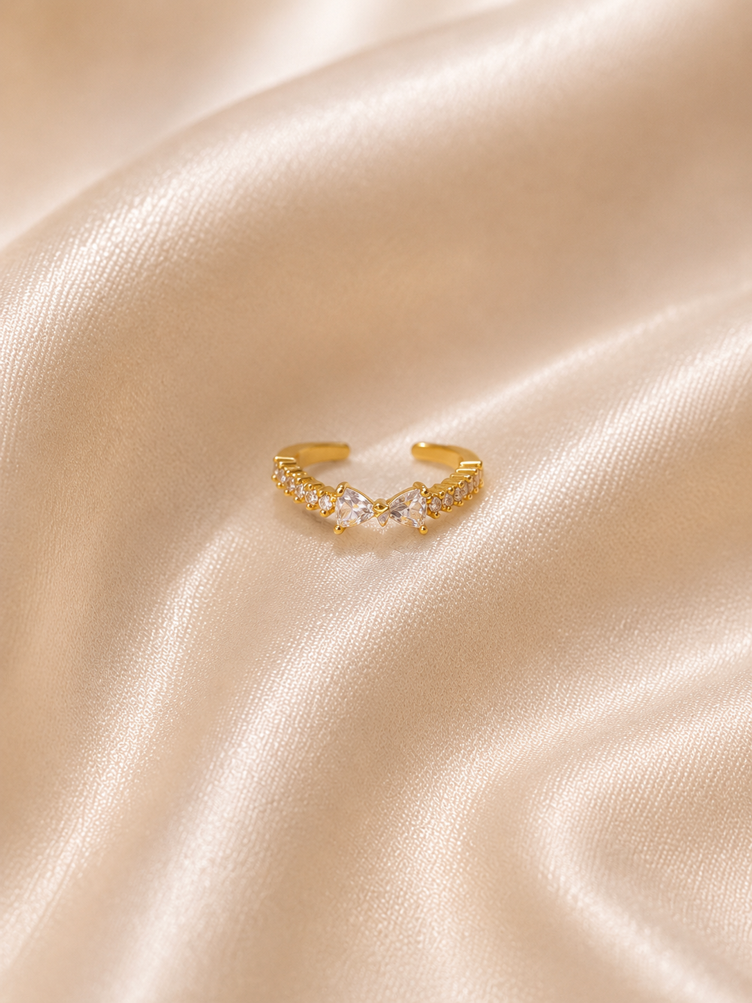Celestia Spark Gold Ring