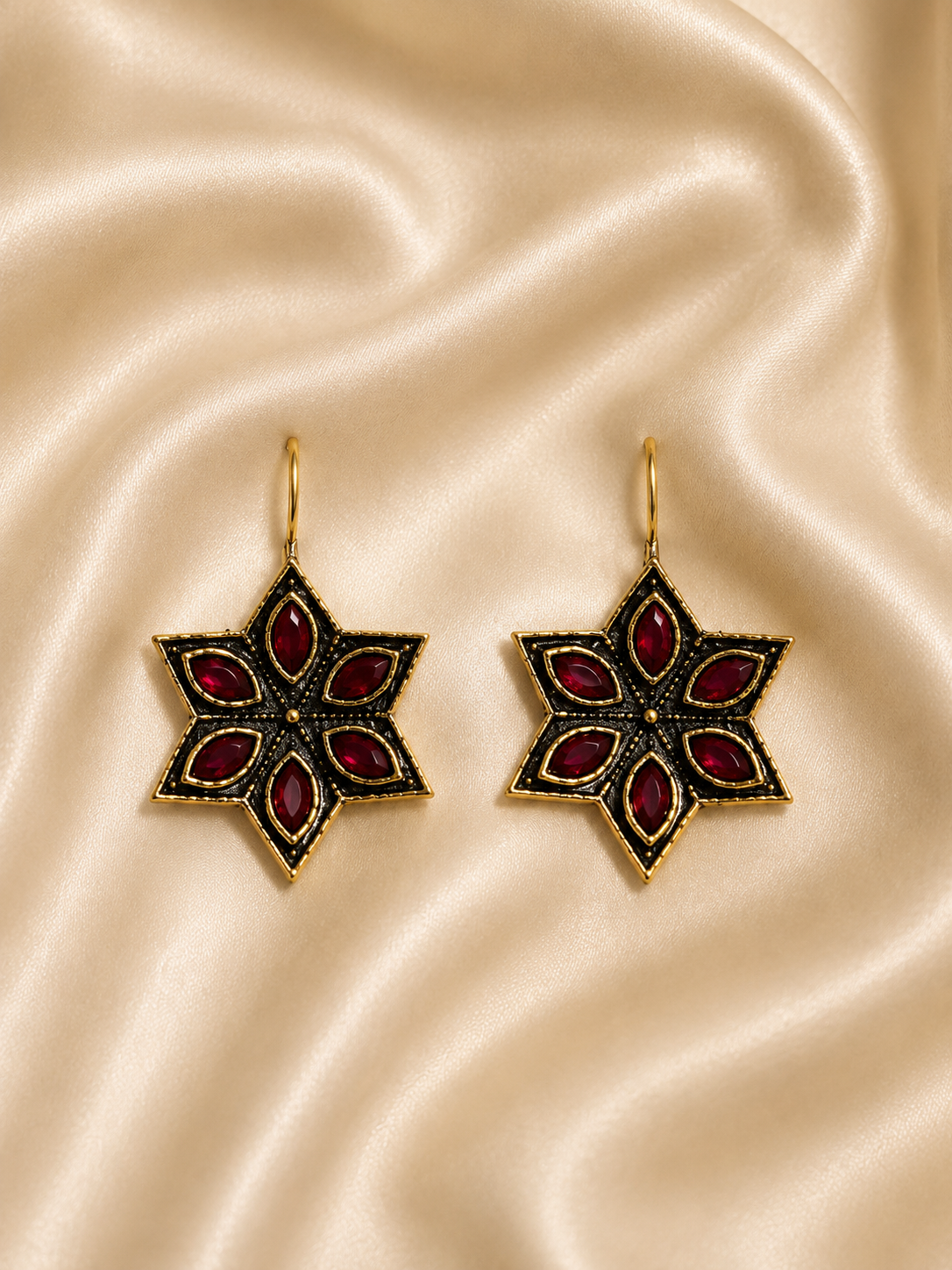 Celestial Star Drop Earrings
