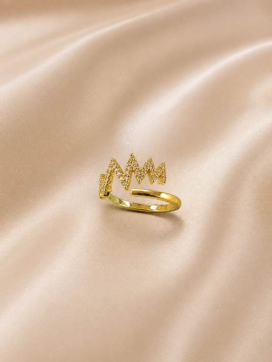 Aurielle ZigZag Adjustable Ring