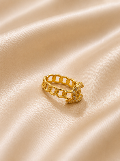 Éclat Royale Crystal Link Ring
