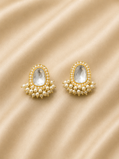 Noor Pearl Kundan Choker Set