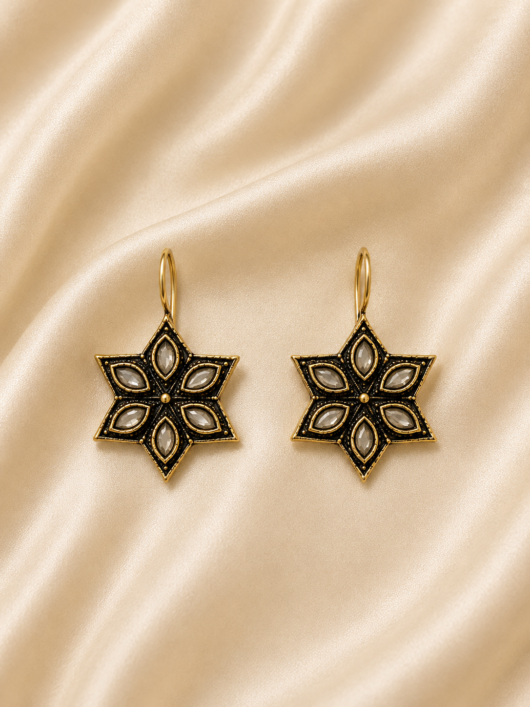 Celestial Star Drop Earrings