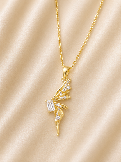 Aurora Wing Crystal Pendant