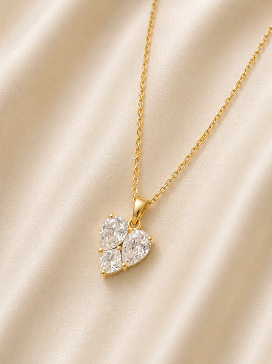 Eternal Heart Crystal Pendant