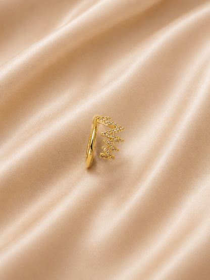 Aurielle ZigZag Adjustable Ring