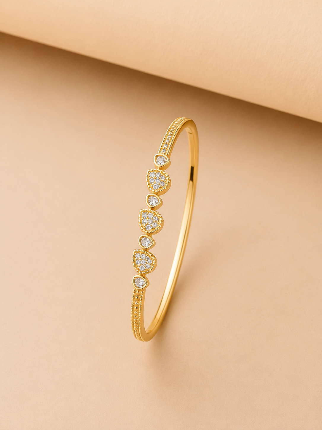 Aurielle Teardrop Grace Bangle