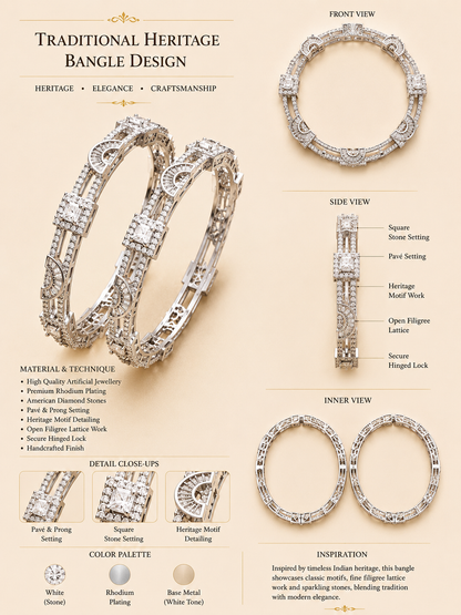 Imperial Crystal Heritage Bangles