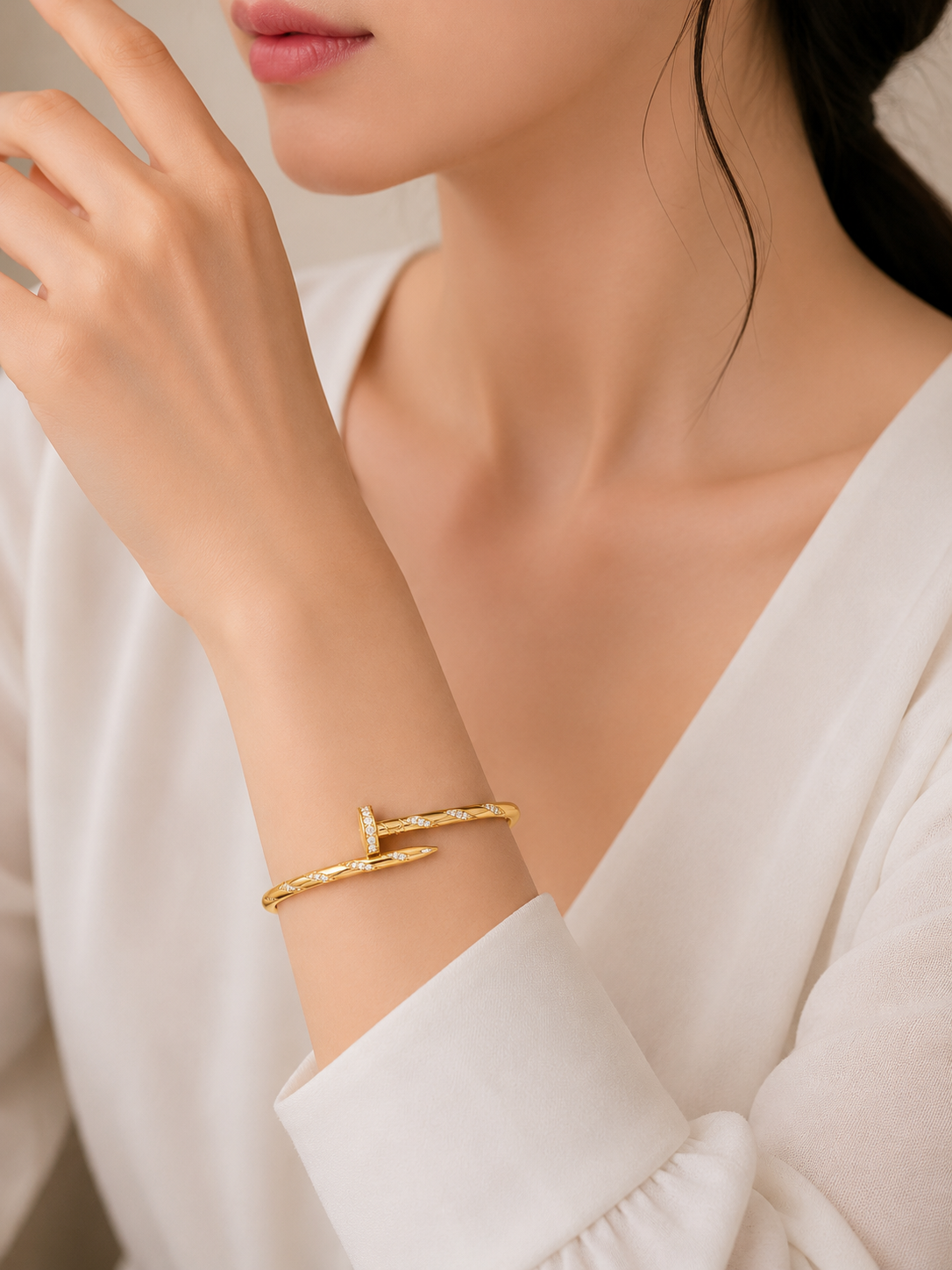 Golden Nail Luxe Bracelet