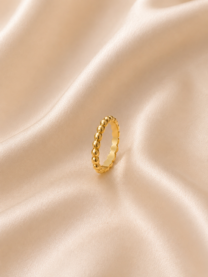Auréa Beaded Gold Ring