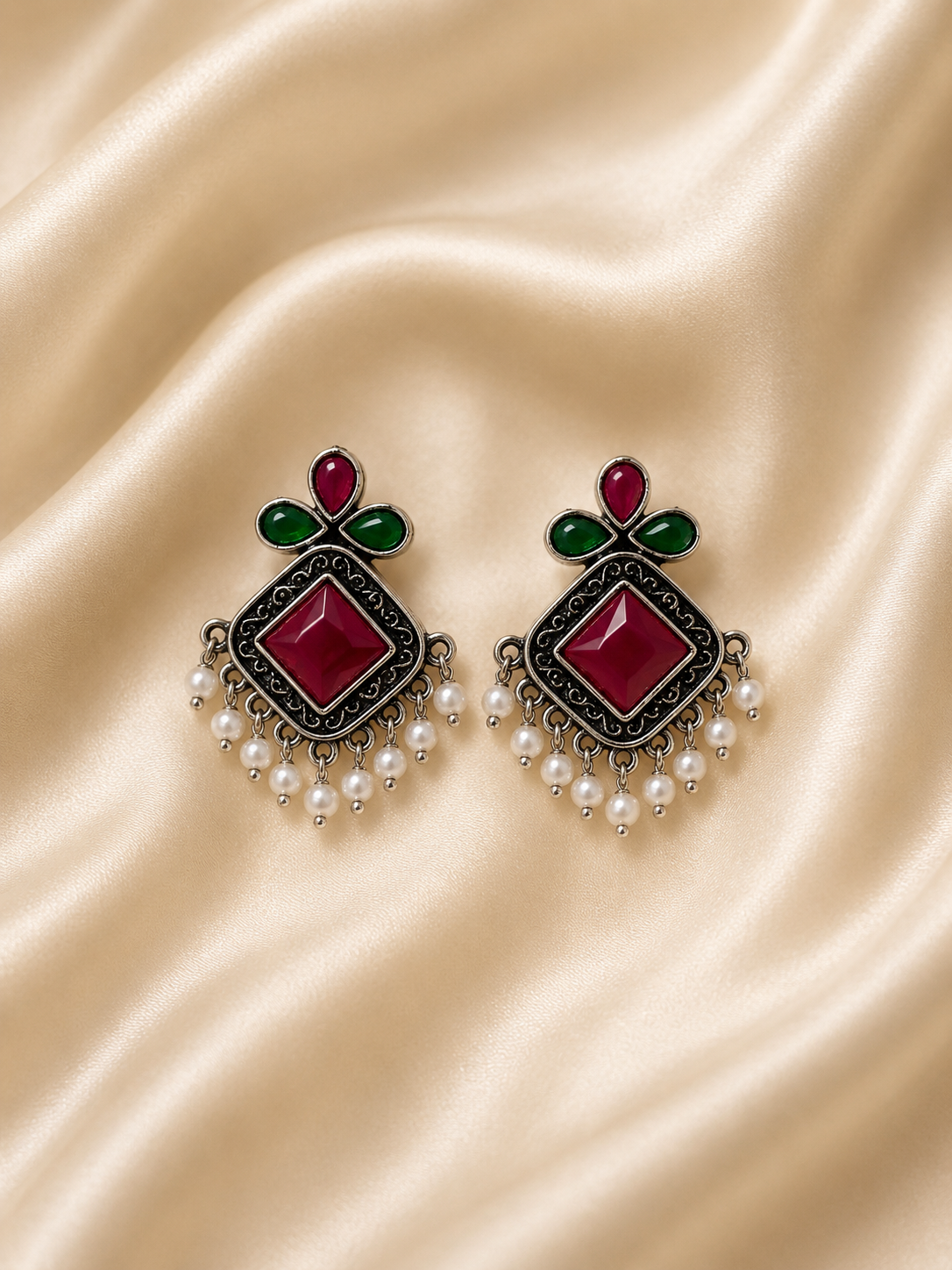 Vintage Royale Pearl Drop Earrings
