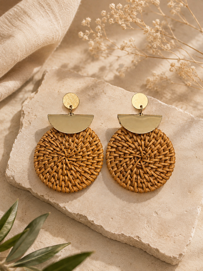 Boho Weave Luxe Earrings