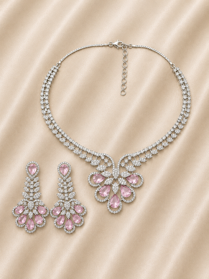 Blush Royale Diamond Necklace Set