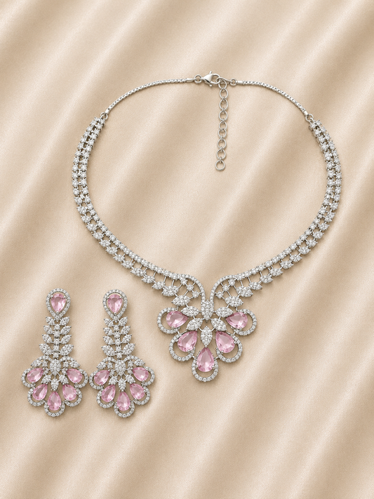 Blush Royale Diamond Necklace Set