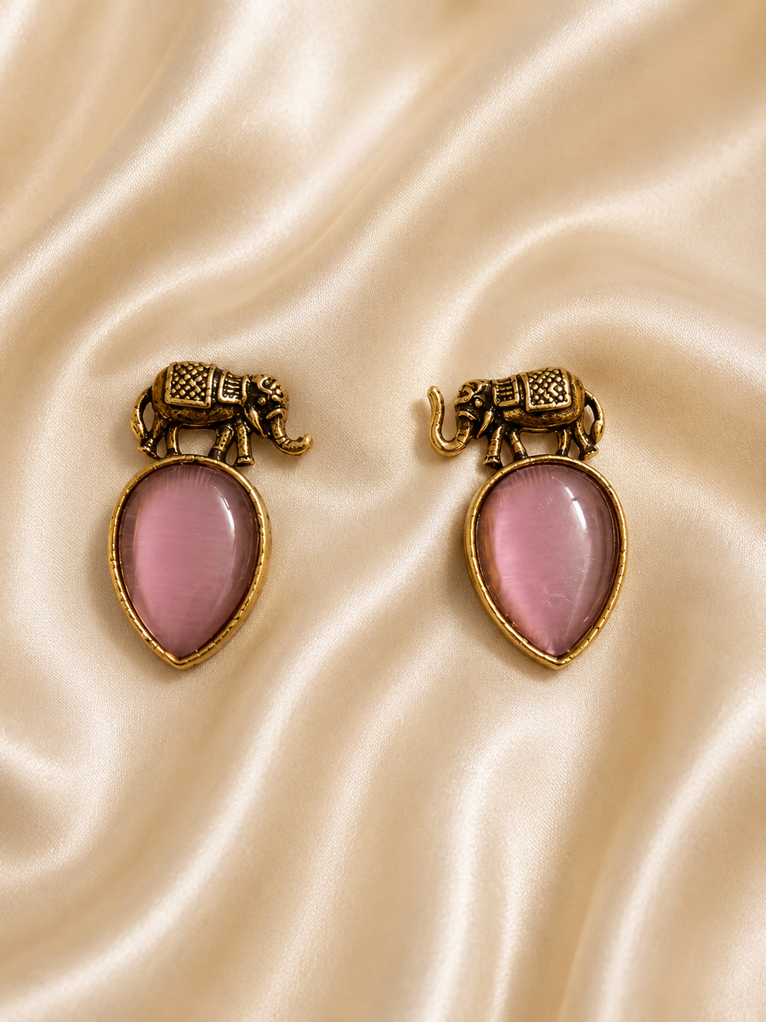 Royal Elephant Statement Earrings