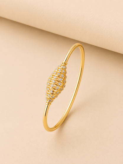 Auric Spiral Luxe Bangle
