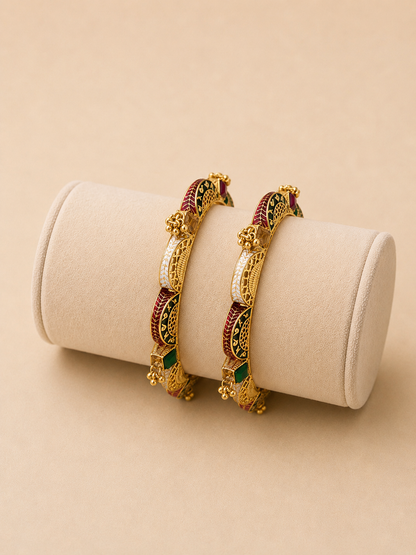 Royal Meenakari Bangles