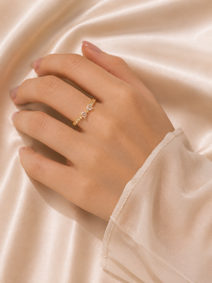 Celestia Spark Gold Ring