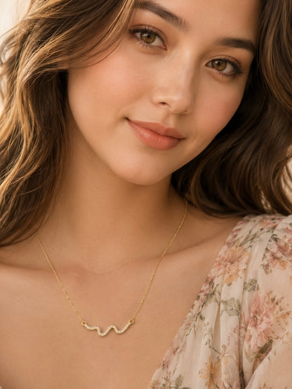 Serpentine Spark Necklace