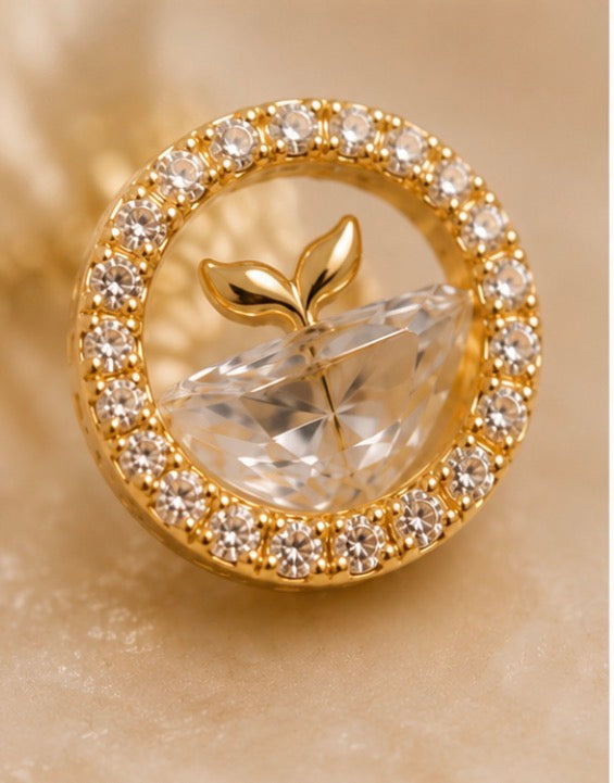 Crystal Bloom Studs