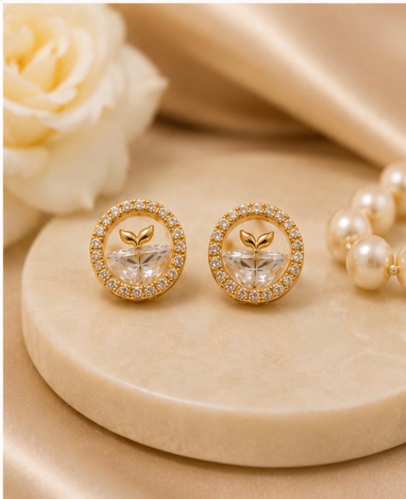 Crystal Bloom Studs