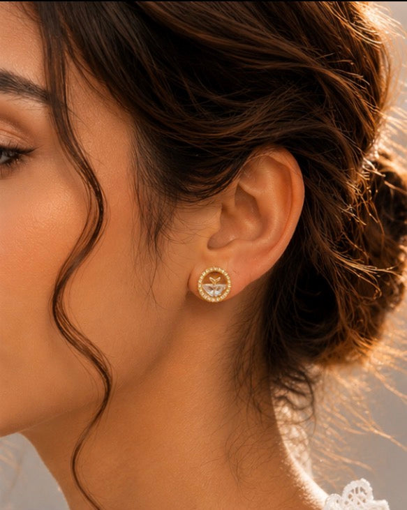 Crystal Bloom Studs