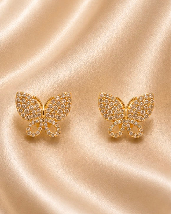 Butterfly Sparkle Studs