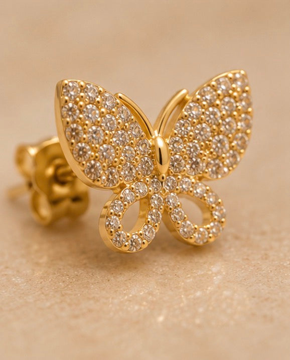 Butterfly Sparkle Studs