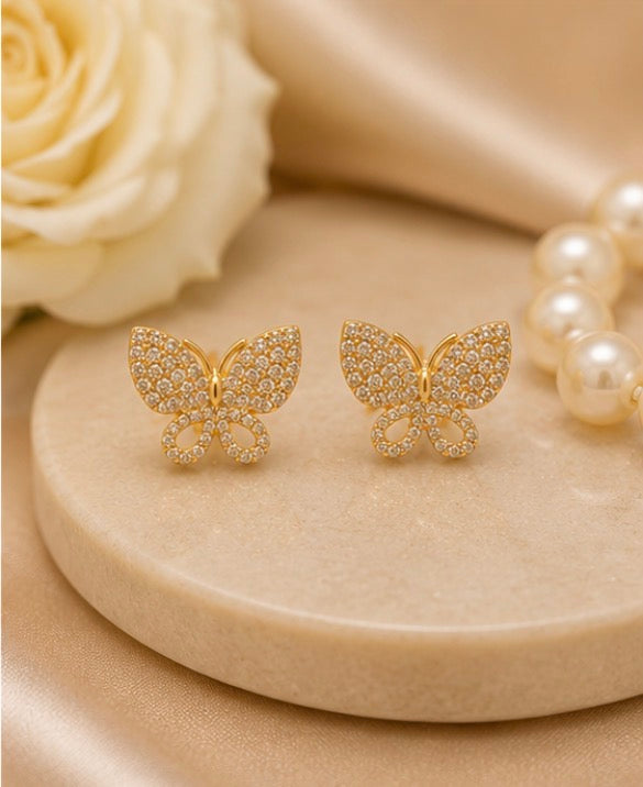 Butterfly Sparkle Studs