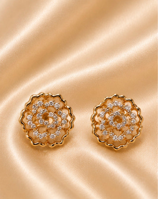 Golden Bloom Studs