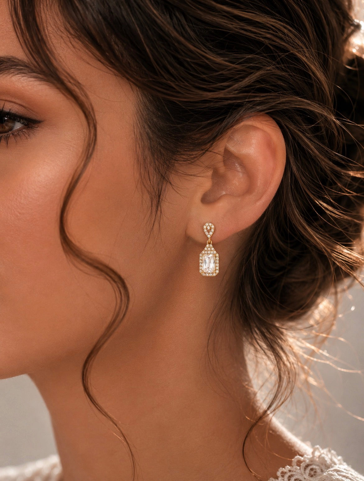 Crystal Luxe Drop Earrings