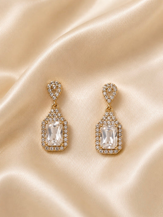 Crystal Luxe Drop Earrings