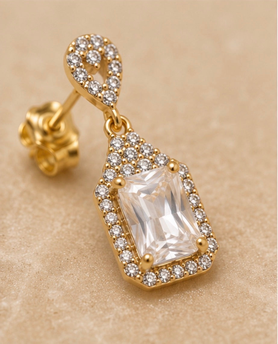 Crystal Luxe Drop Earrings