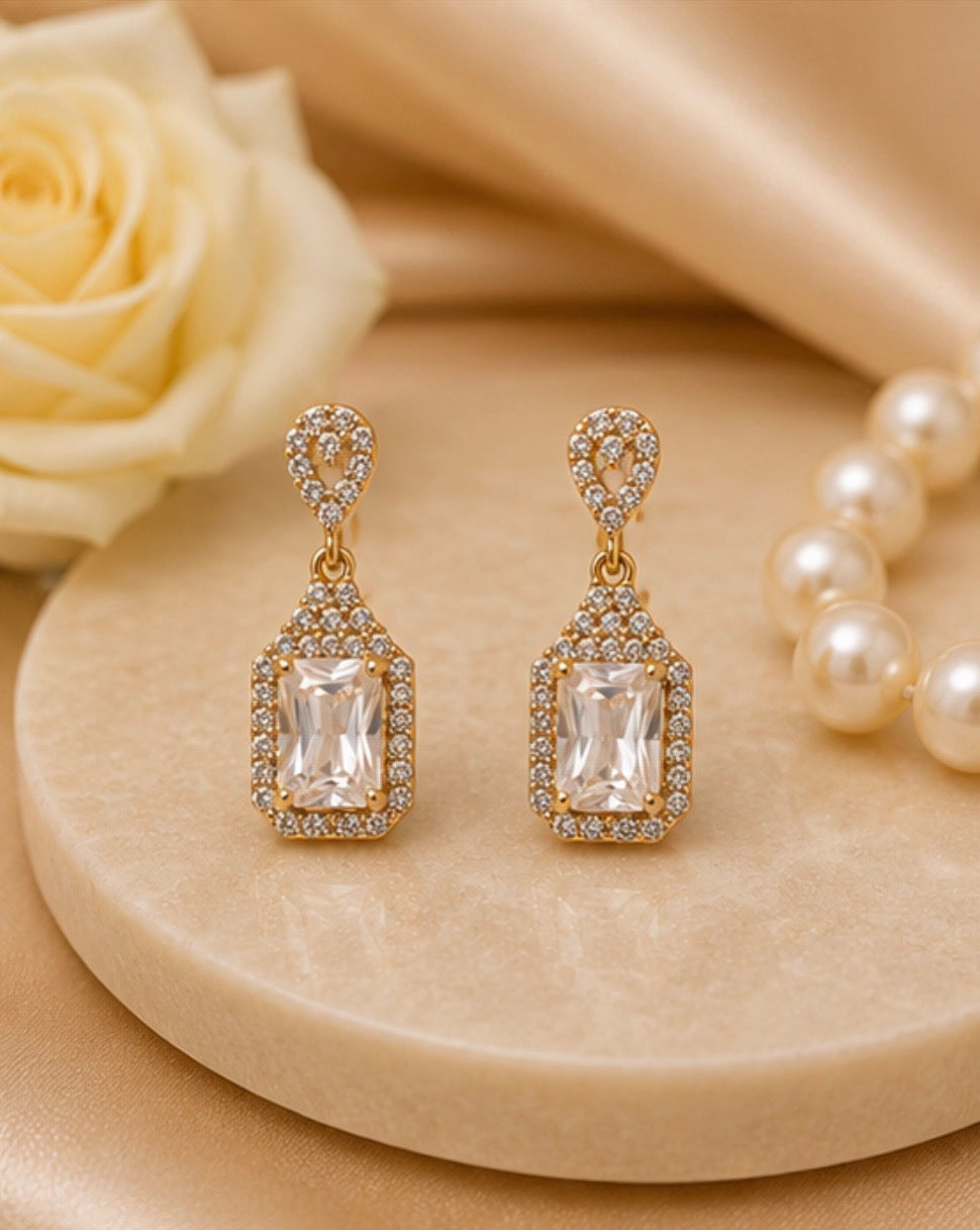 Crystal Luxe Drop Earrings